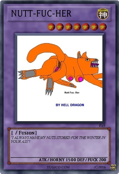 Porno Animals Yugi-oh parody cards style for adults ! page 9 full