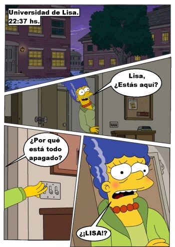 Comic xxx de "Los Simpsons" - Lisa en la universidad cover