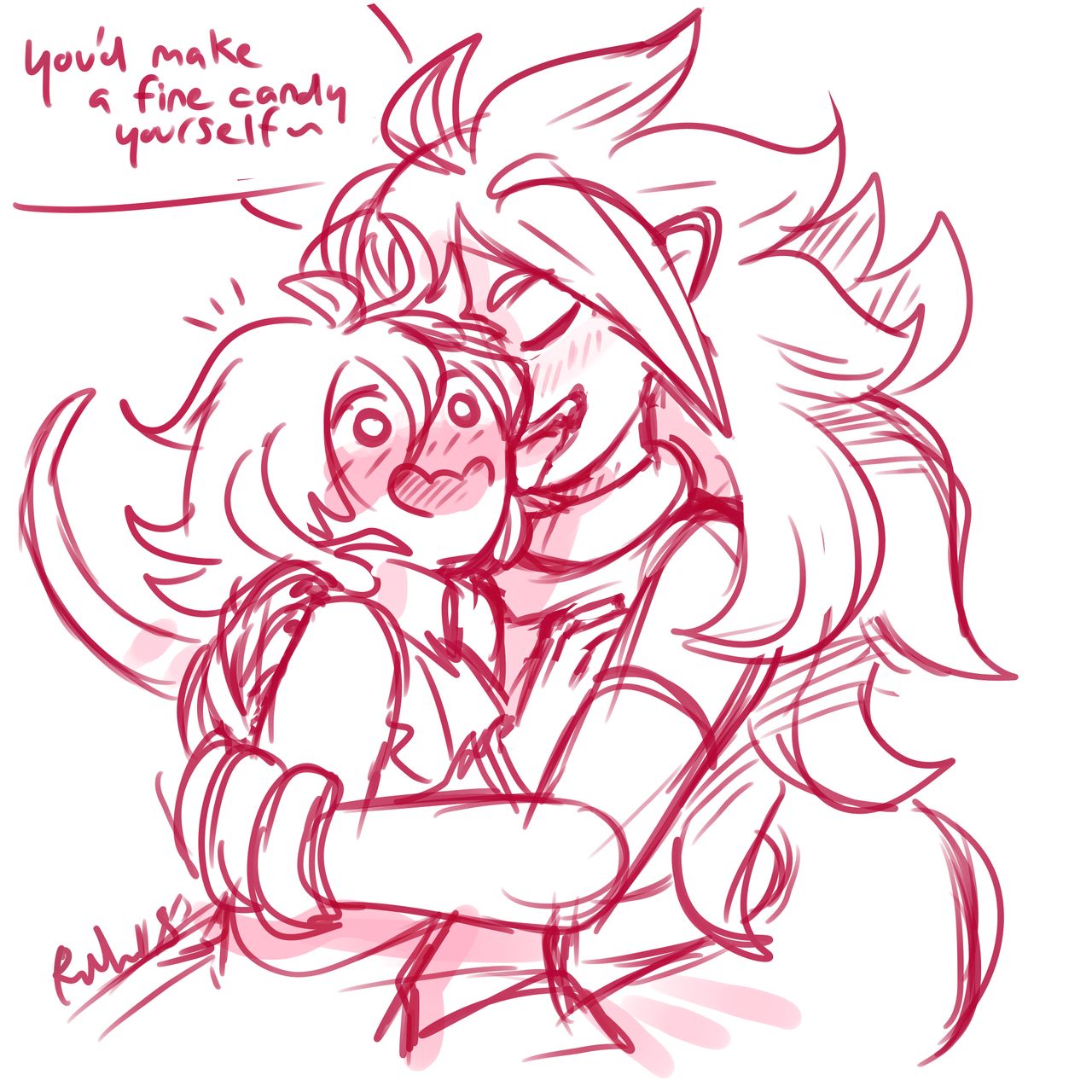 Android 21 vore sketch page 2 full