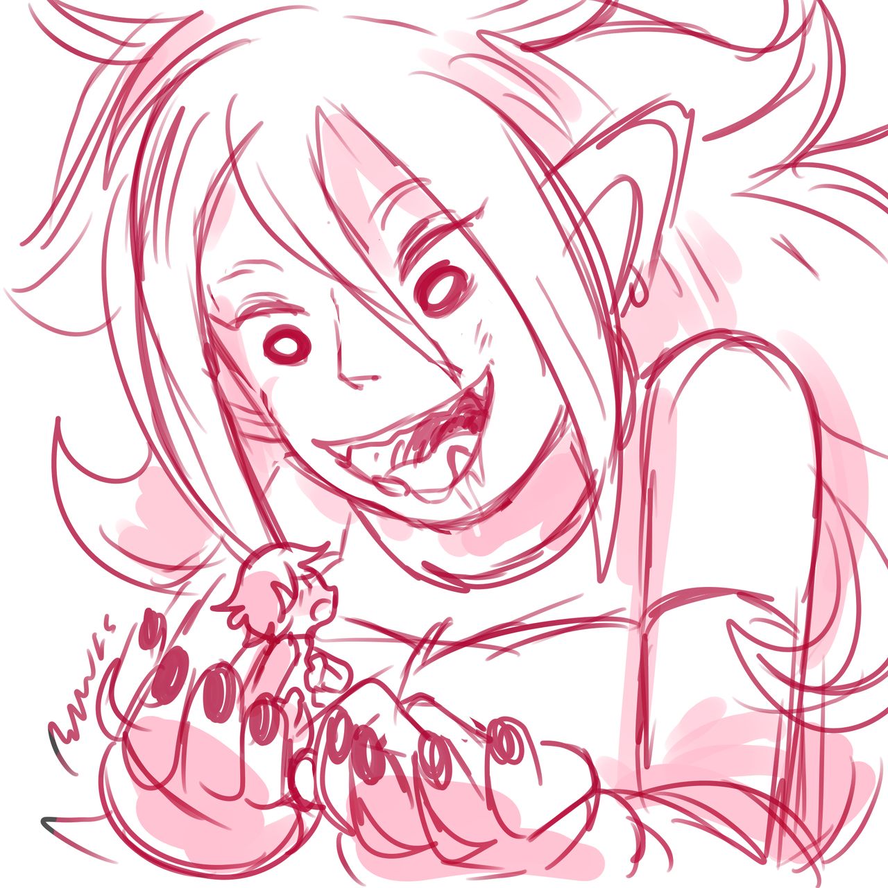 Android 21 vore sketch page 3 full