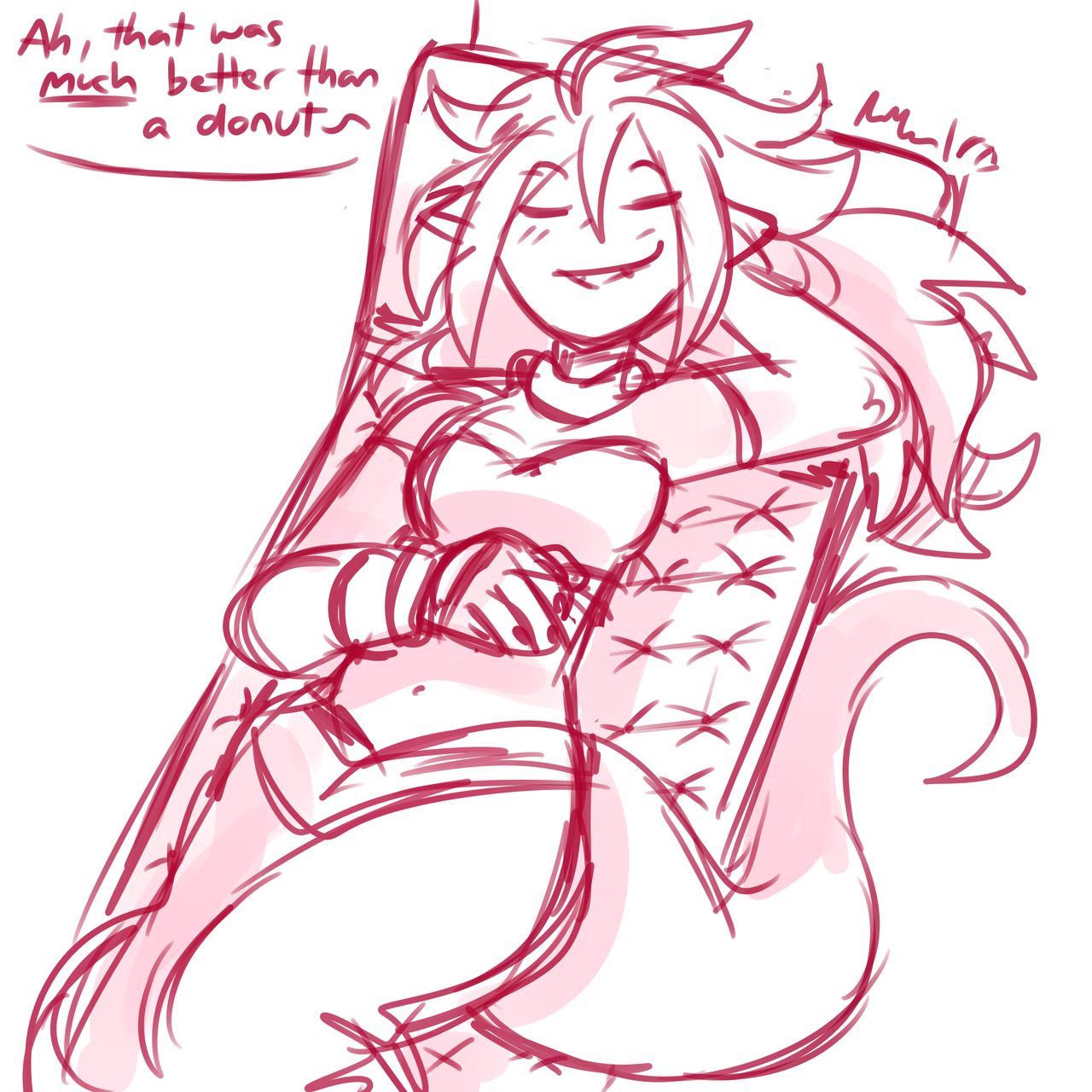 Android 21 vore sketch page 5 full