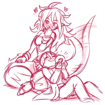 Android 21 vore sketch cover