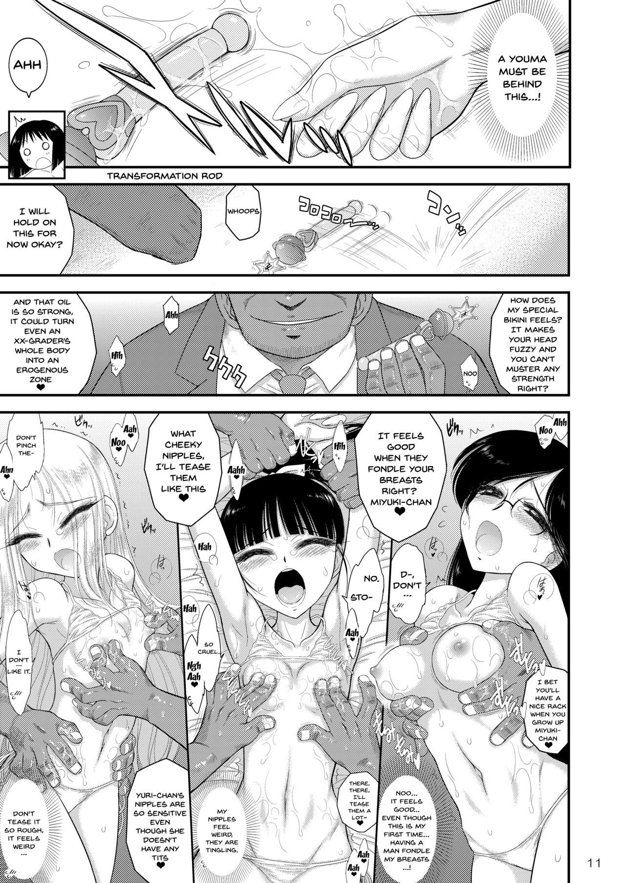 Doyoubi no Joshi wa Gaman Dekinai | Saturday Girls Can't Hold It In page 9 full