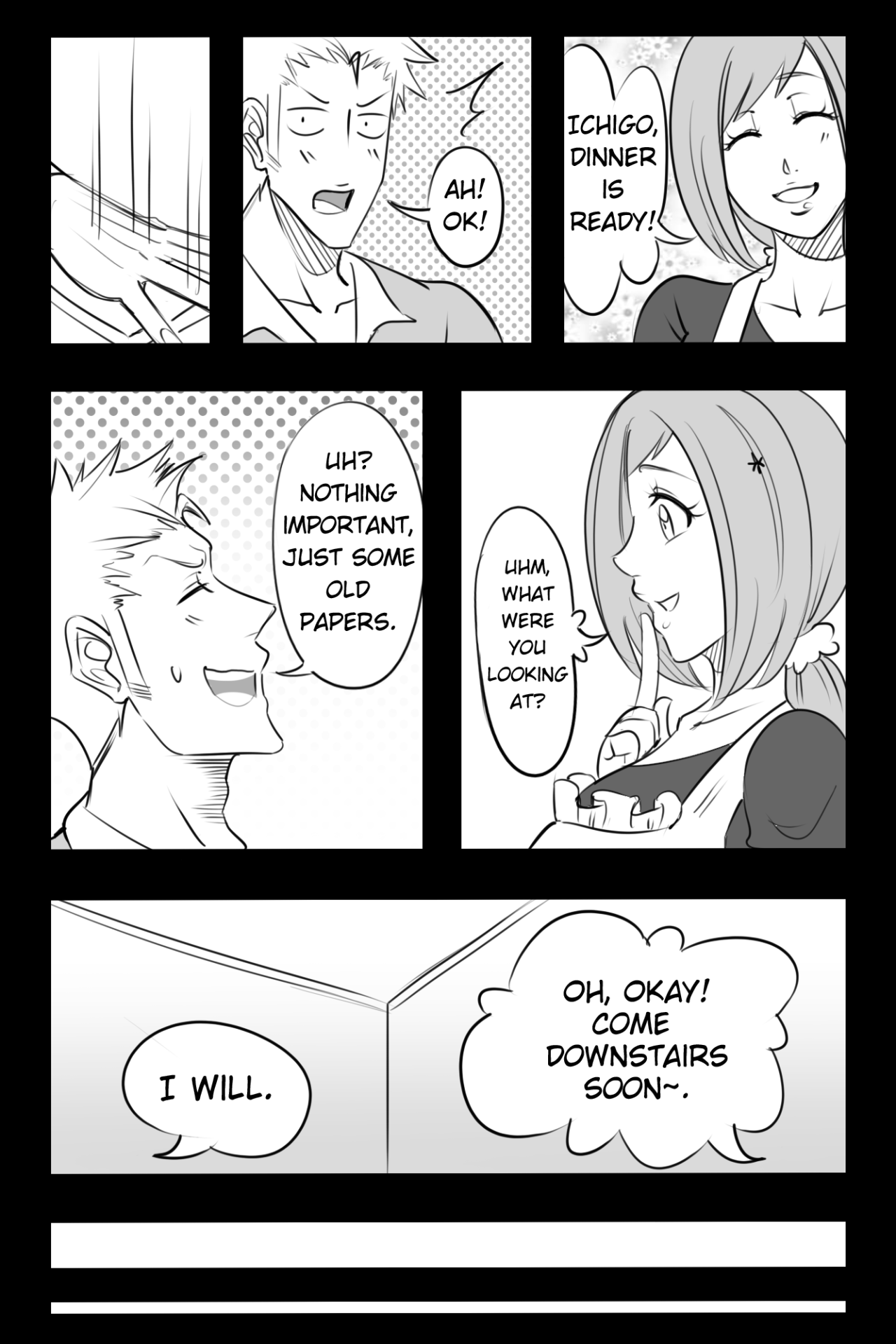 Ishida x Orihime: Curiosity page 5 full