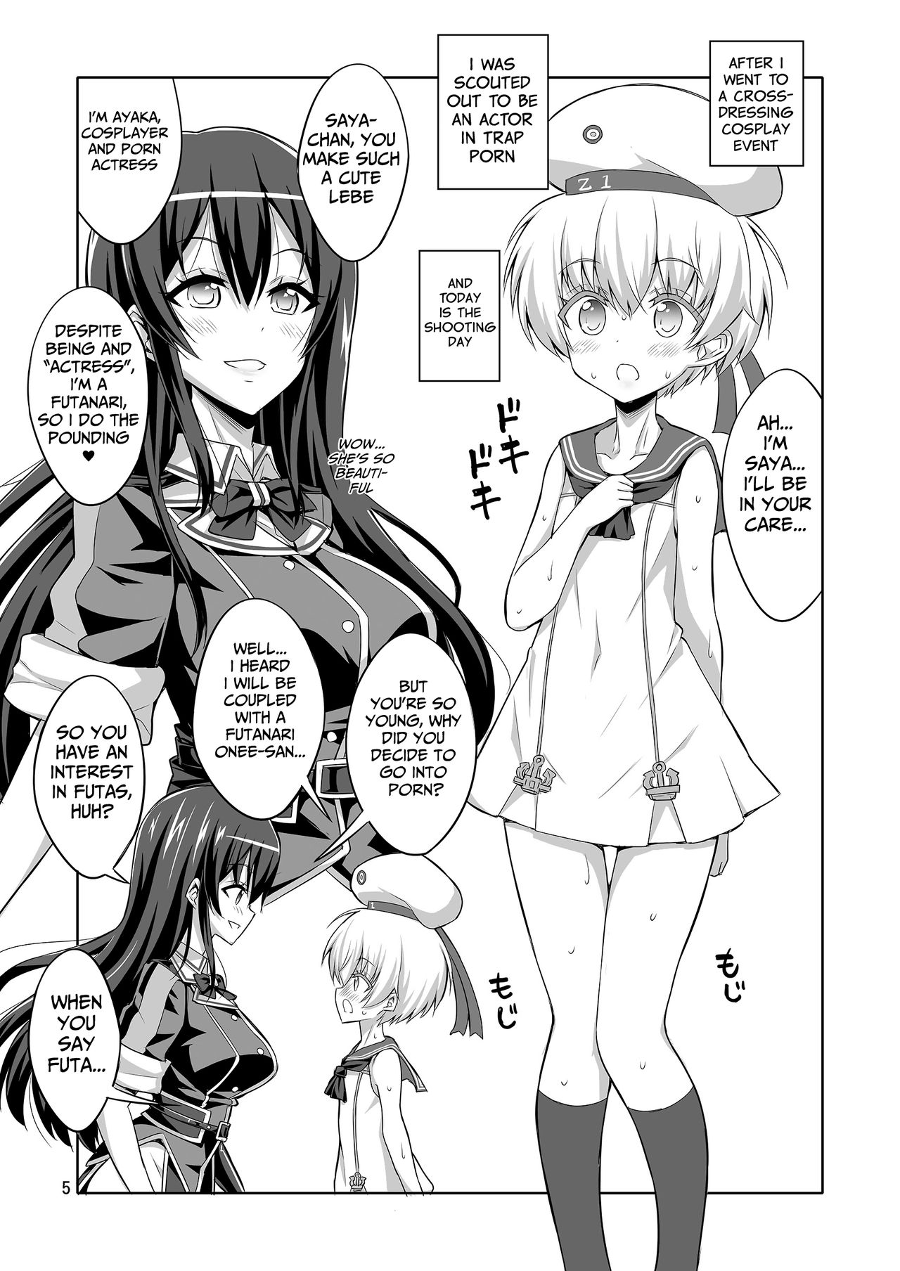 Futanari Onee-san x Otokonoko Cosplayer AV Satsuei Hen Part 2 page 5 full