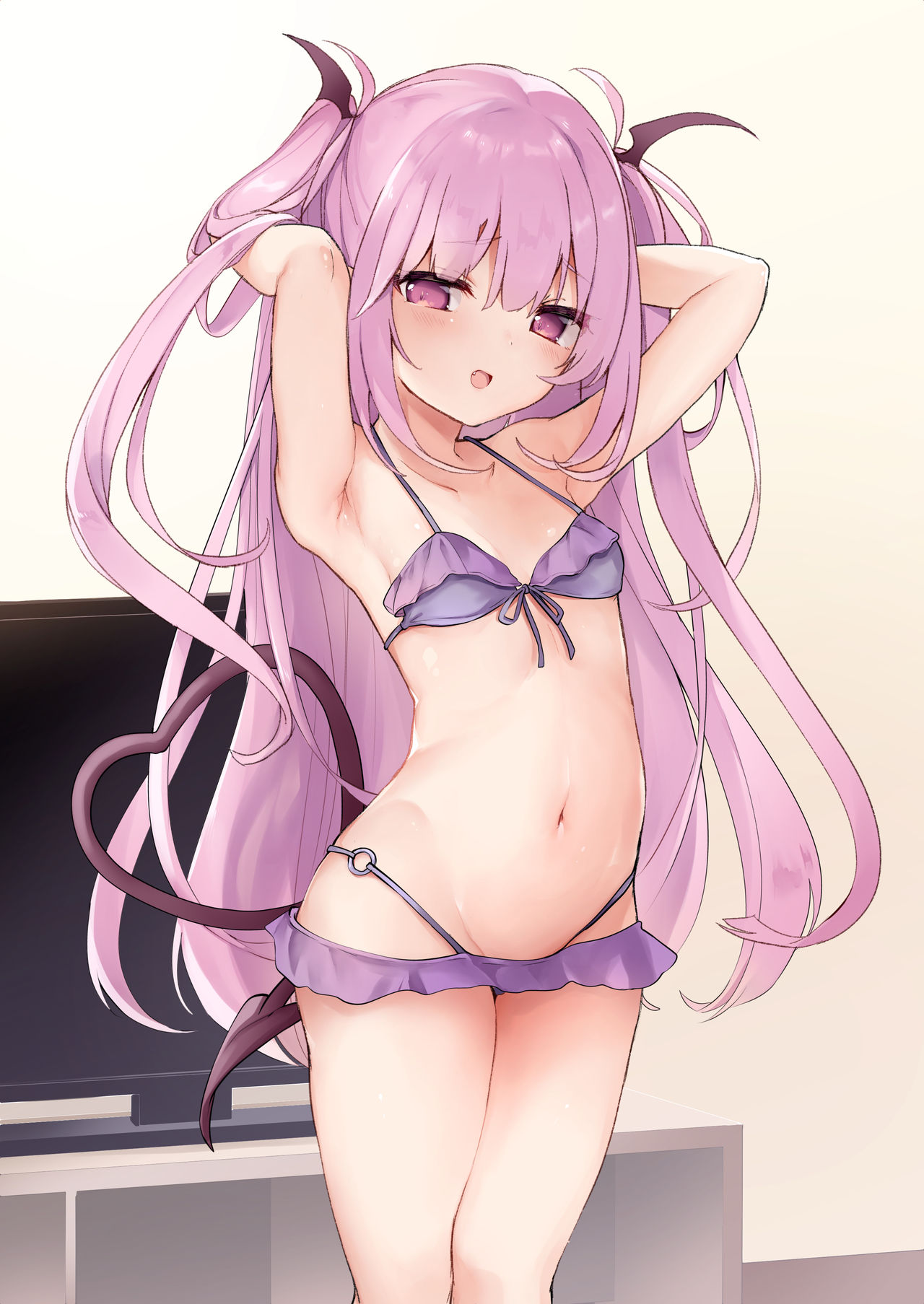 Natsu no Owari Mizugi Succubus Bonyuu Sabun Geki page 5 full