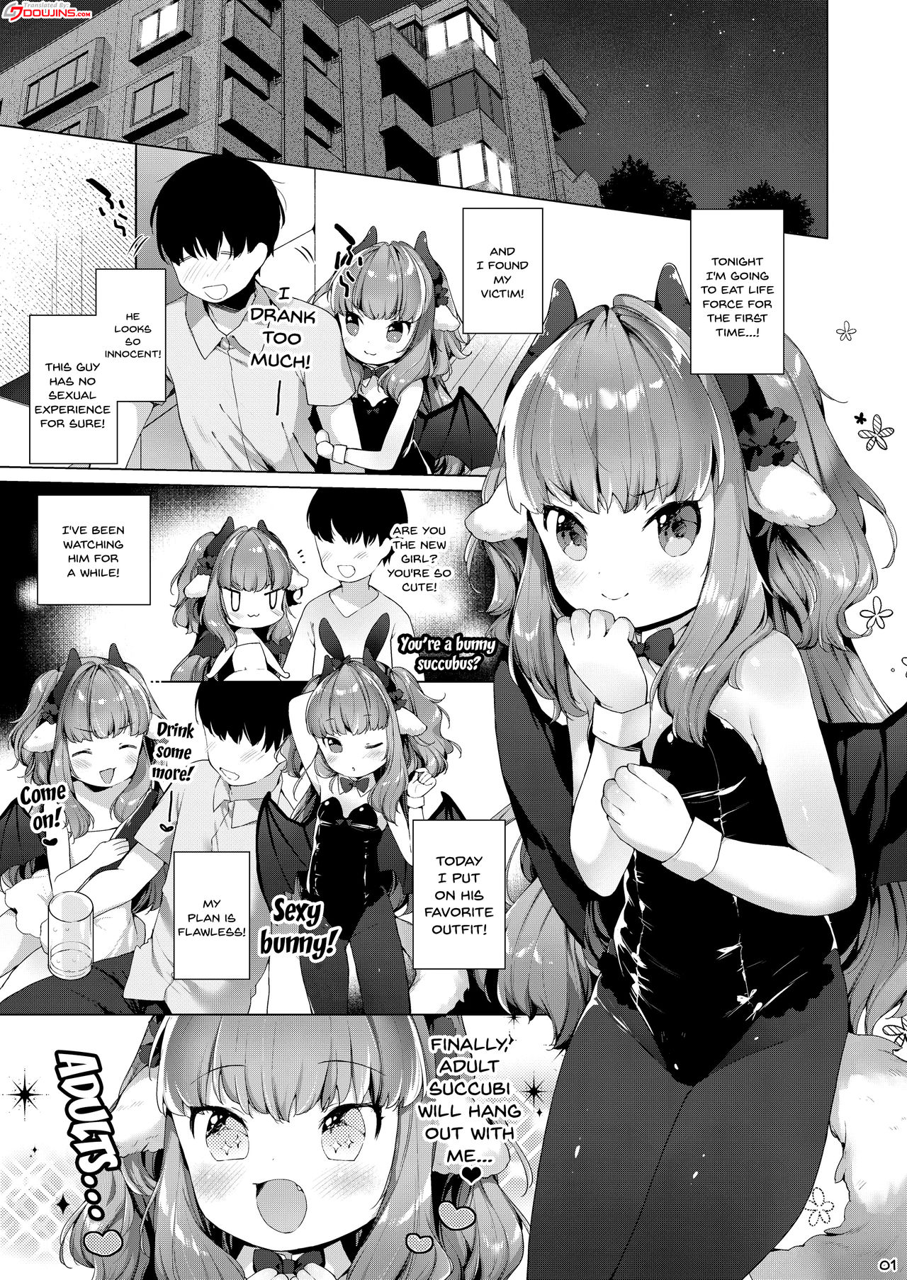 Succubus-chan Chorosugiru! | Succubus-chan Is Too Easy! page 2 full