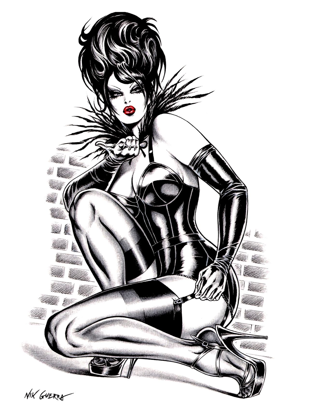 Dark Divas Pin-Up Collection page 8 full