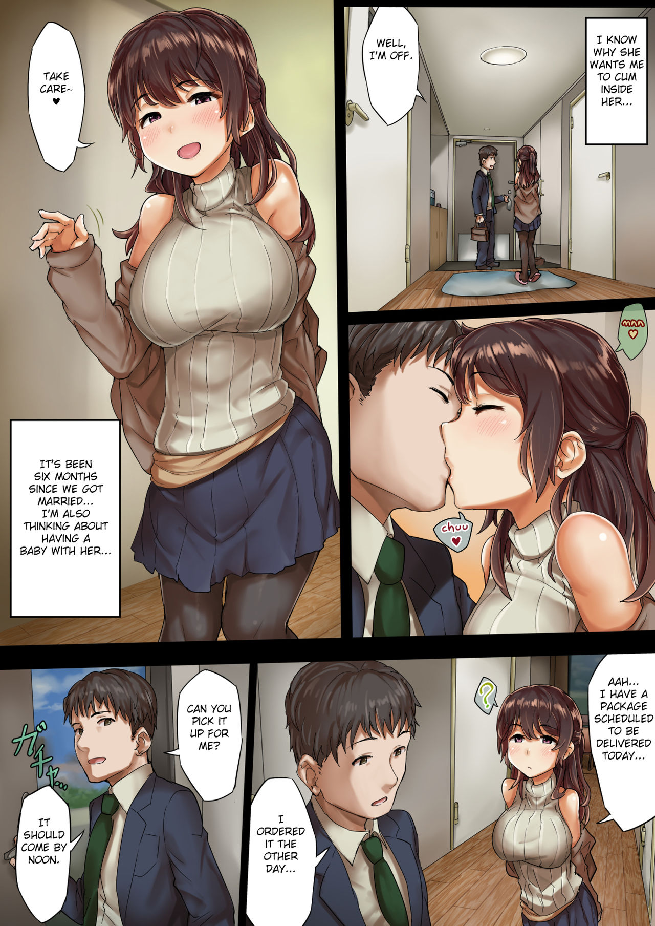 Otto ni Naisho de Kozukuri Takuhai Service Oshiharai wa Teisou Hikikae page 6 full