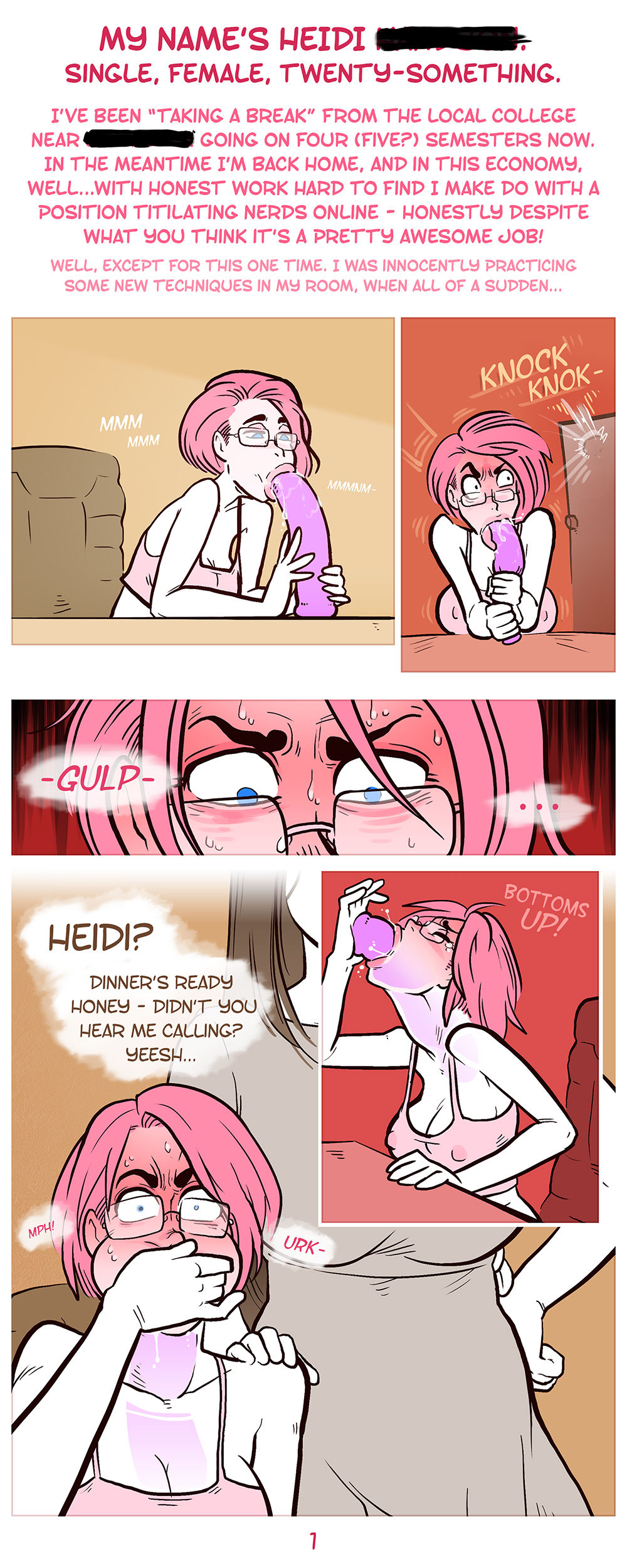 Heidi Whore's Hidey Holes page 1 full