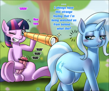 Twilight Sparkle X Trixie cover