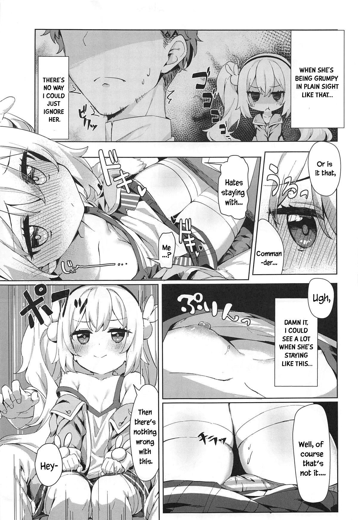 Laffey to Shikikan Shitsu de Icha Love H | Laffey and Commander Flirt and Have Sex In Their Room page 4 full