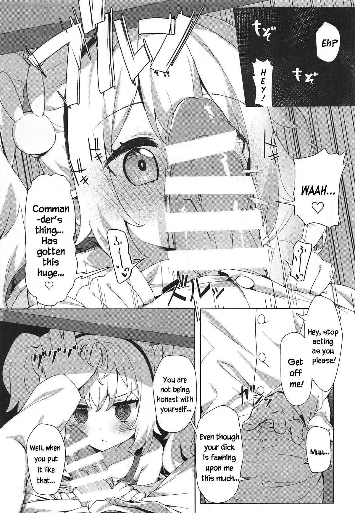 Laffey to Shikikan Shitsu de Icha Love H | Laffey and Commander Flirt and Have Sex In Their Room page 6 full