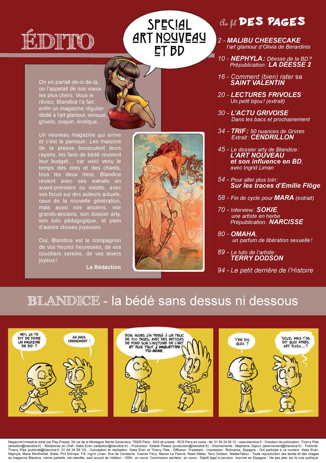 Blandice - 01 - L'art nouveau dans la bd page 3 full
