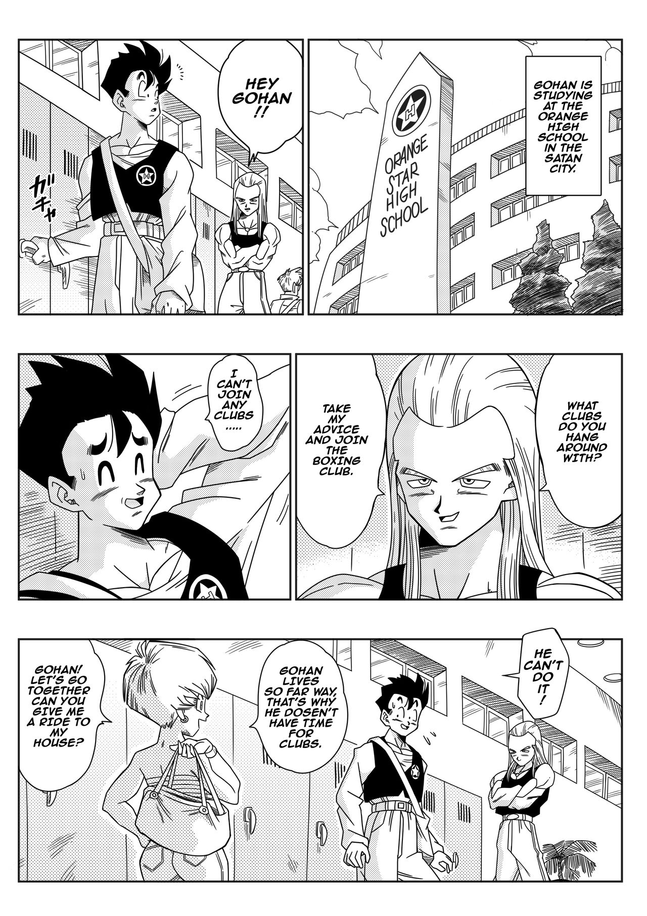 LOVE TRIANGLE Z - Gohan, Erasa to Deau page 3 full