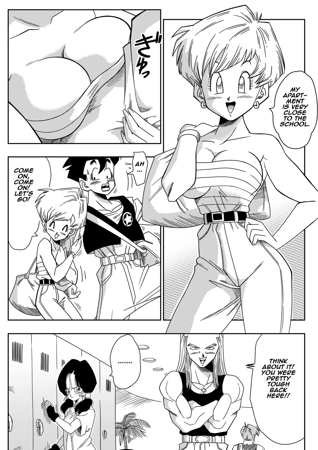 LOVE TRIANGLE Z - Gohan, Erasa to Deau page 4 full