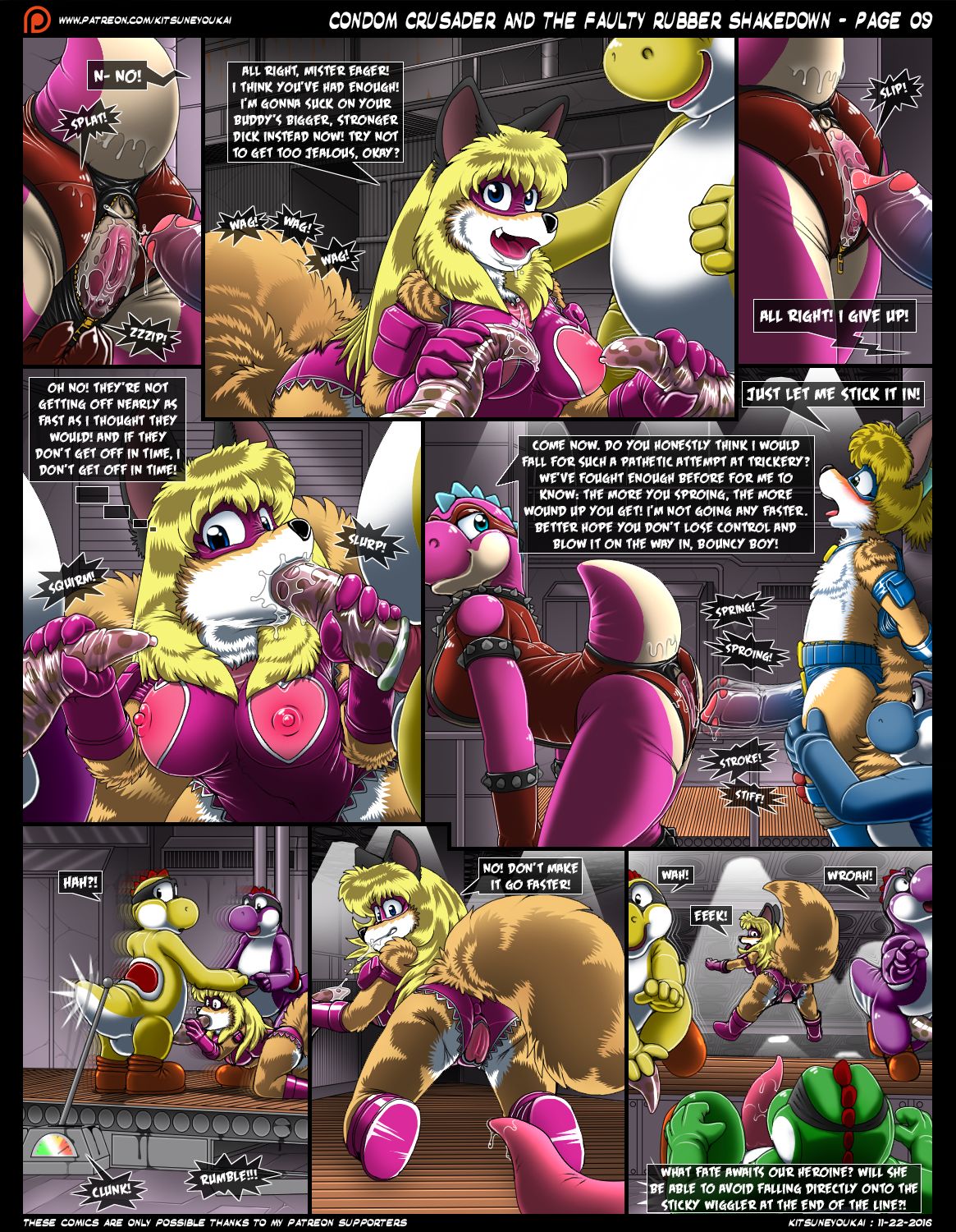 Condom Crusader And The Faulty Rubber Shakedown by Kitsune Youkai page 10 full