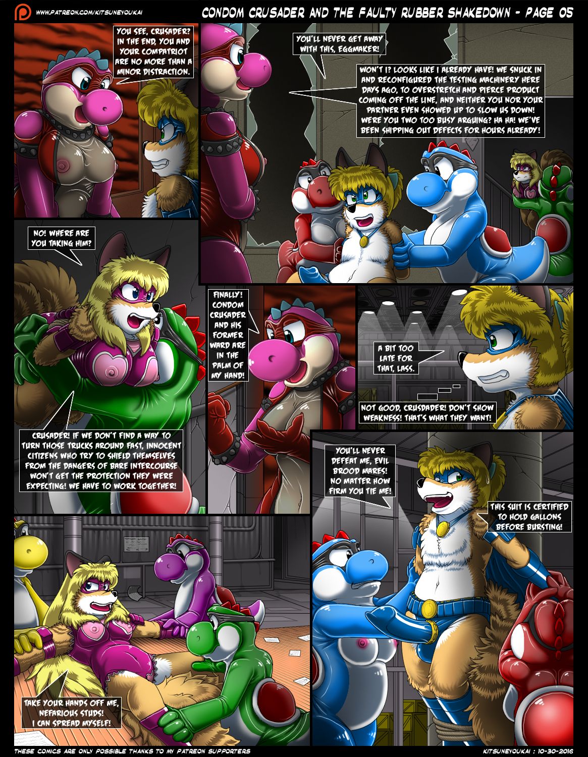Condom Crusader And The Faulty Rubber Shakedown by Kitsune Youkai page 6 full