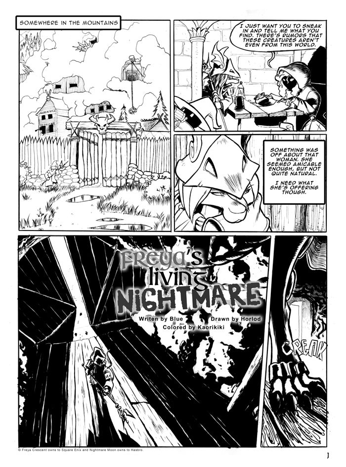 Freya's Living Nightmare page 1 full