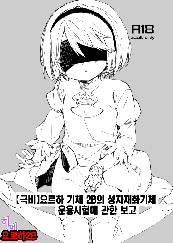 YoRHa Kitai 2B no Shoushizaika Gitai Unyou Shiken ni Kansuru Houkoku | 【극비】요르하 기체 2B의 성자재화기체 운용시험에 관한 보고 page 1 full
