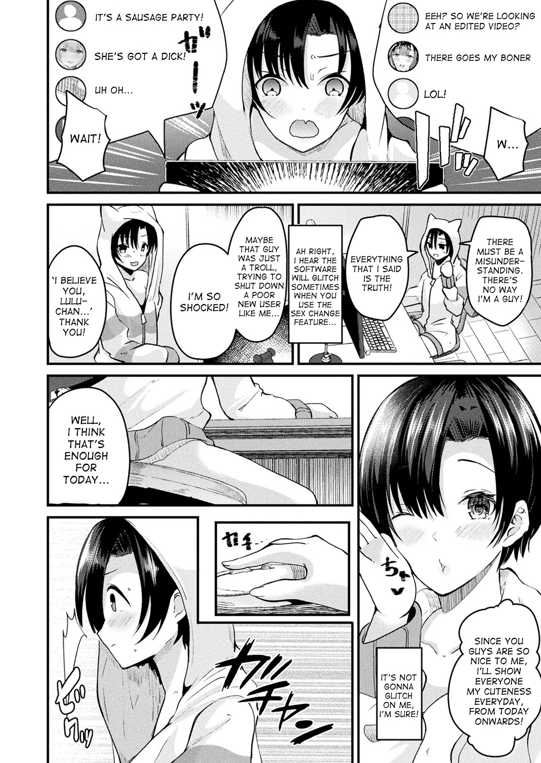 Nyotaika Shite Onna Haishinsha ni Naru | Turn into a girl and do a livestream! page 4 full
