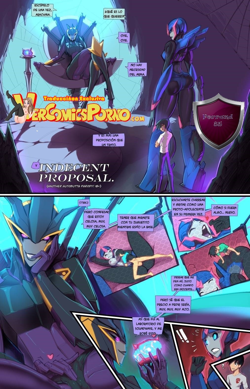 Autobutts: Propuesta Indecente page 1 full