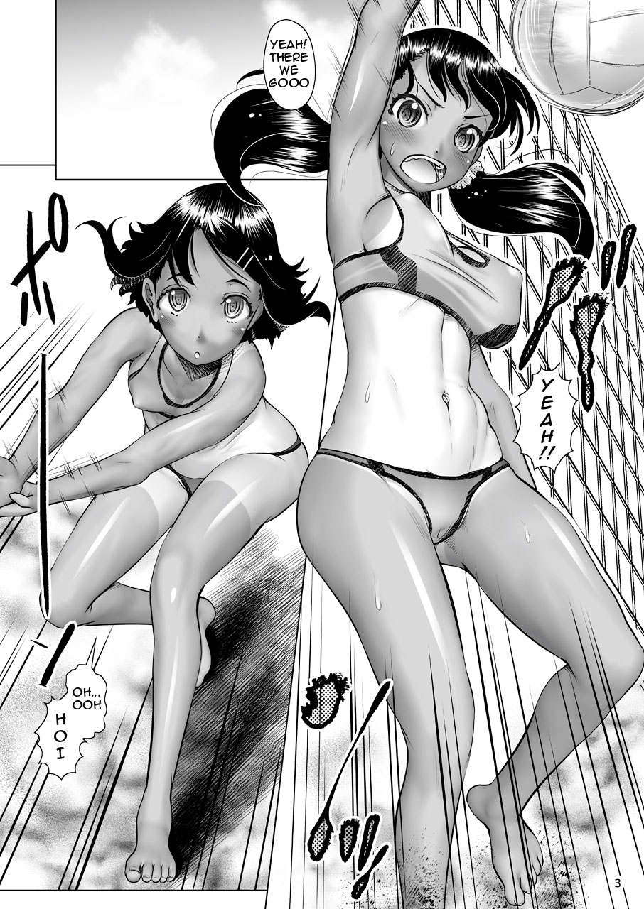 Hoshoku Koudou ~Hiyake Beach Volley Naedoko Shussan~ | Predation Behavior ~Tanned Beach Volleyball Seedbed Birth~ page 3 full