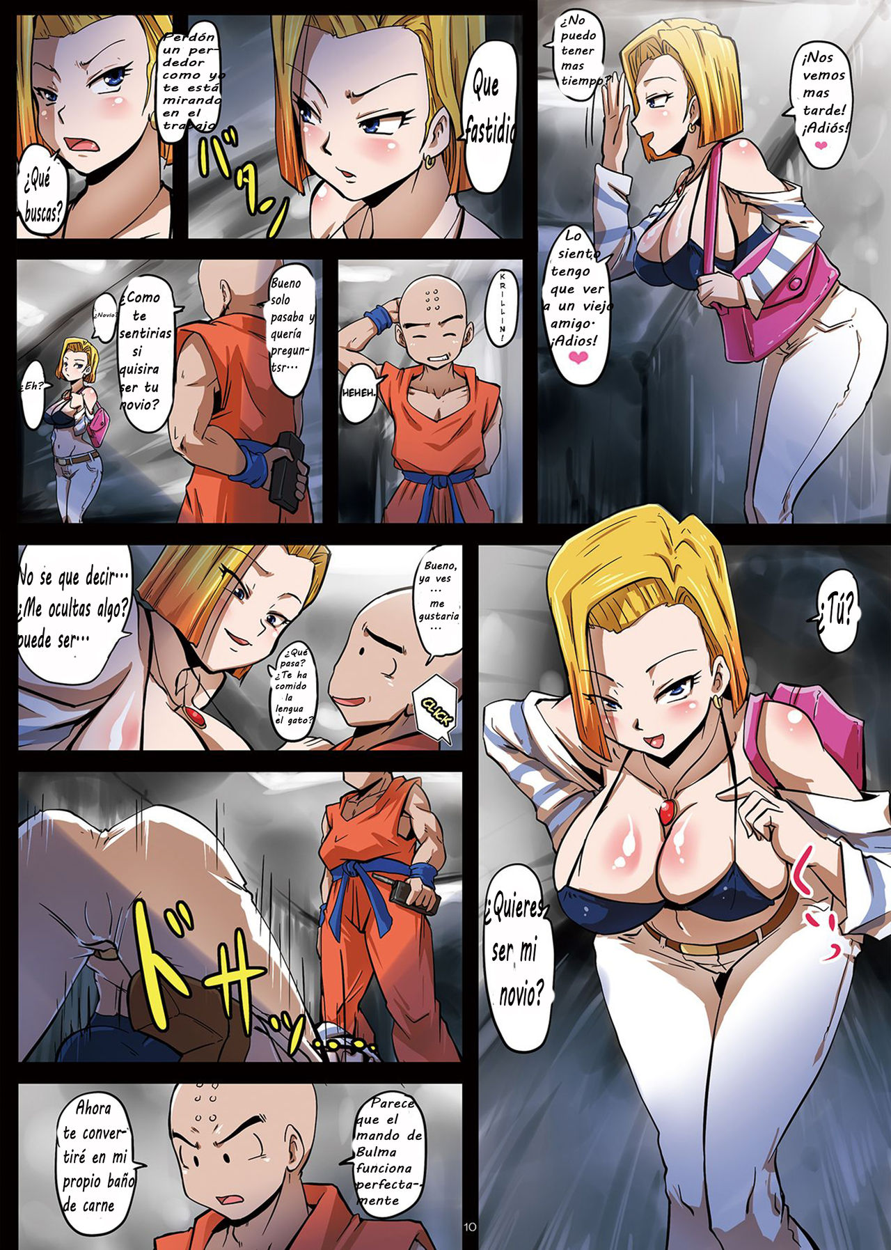 18-gou Sei Dorei Keikaku -Bulma to Krilin no Kyoubou de 18-gou ga Ochiru Made- page 10 full