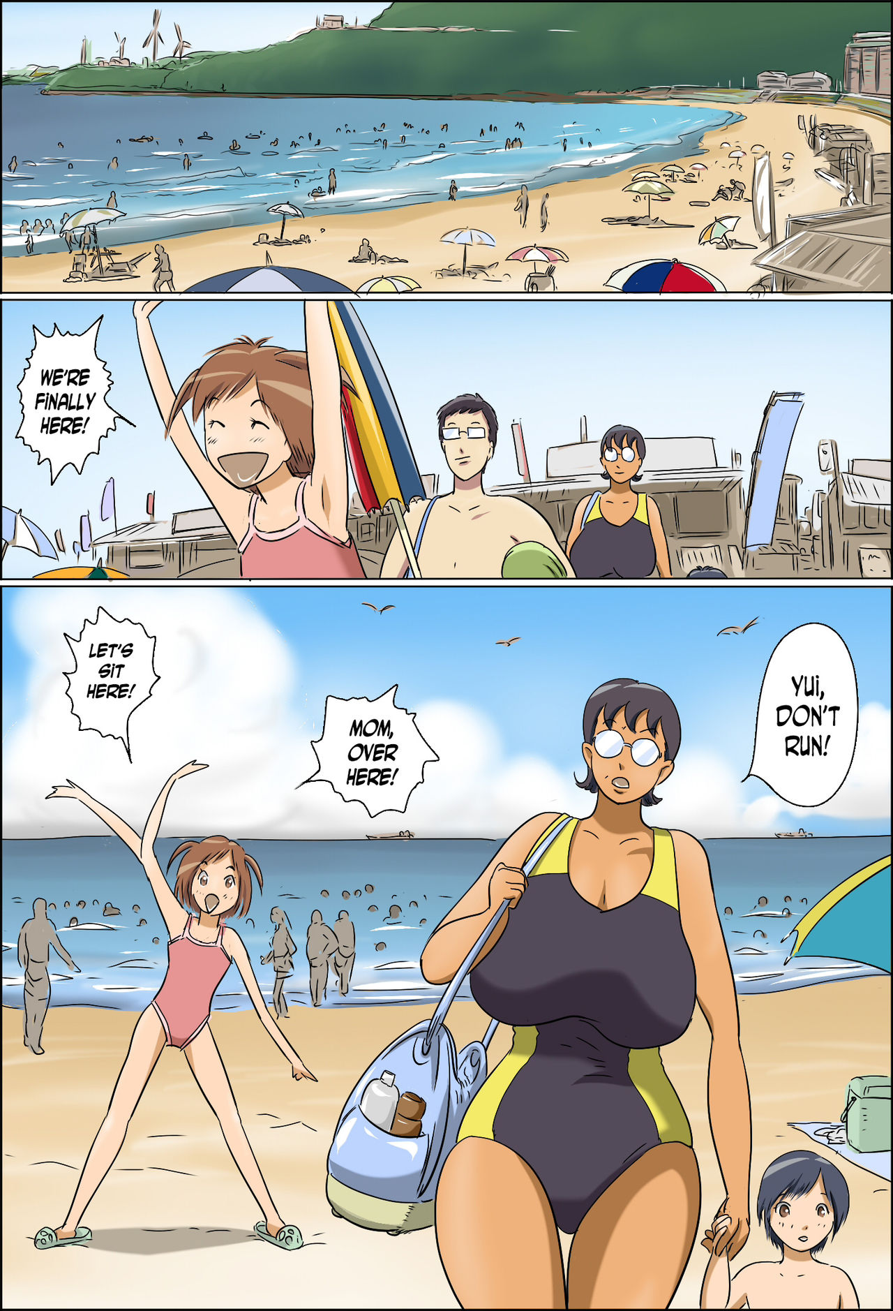 Chijo de Shufu 2 -Machiko Umi e Iku- page 1 full