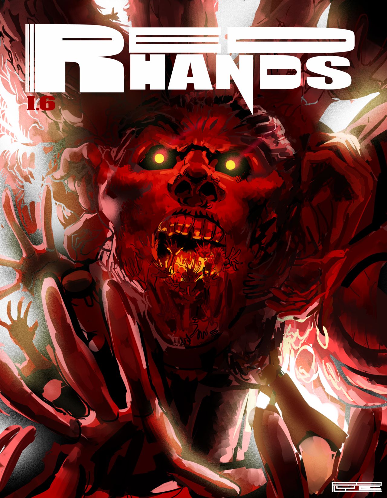 Red Hands Issue 6 page 1 full