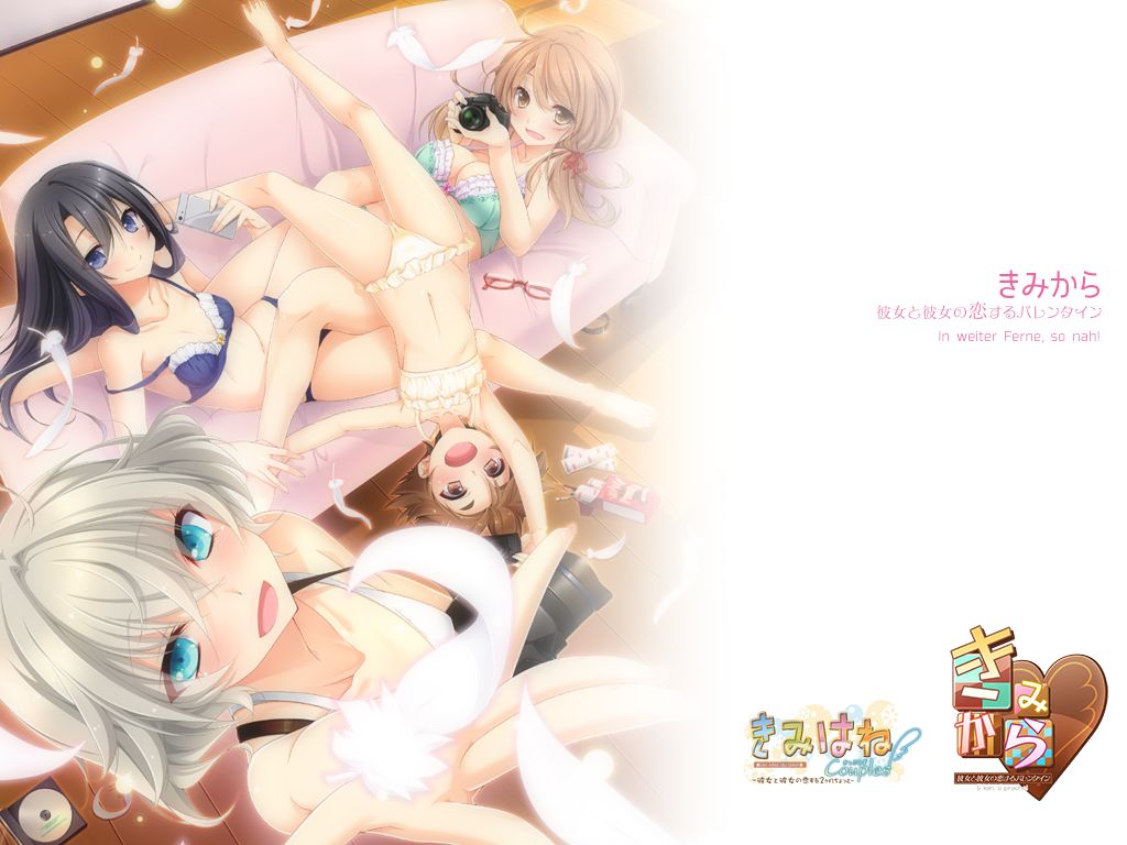 Kimihane Couples ~Kanojo to Kanojo no Koisuru Nikagetsu Chotto~ page 3 full