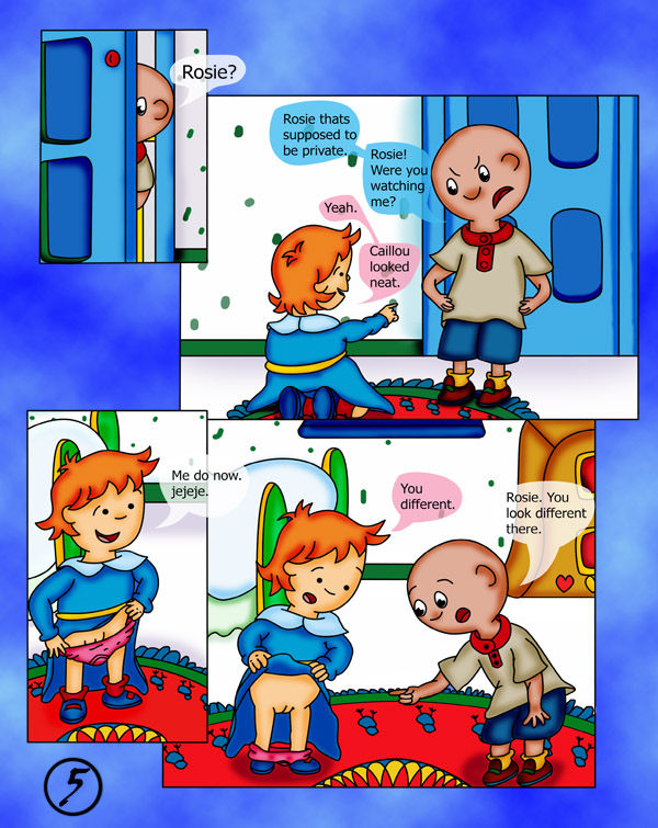 Caillou Discovers, Part 1 page 6 full