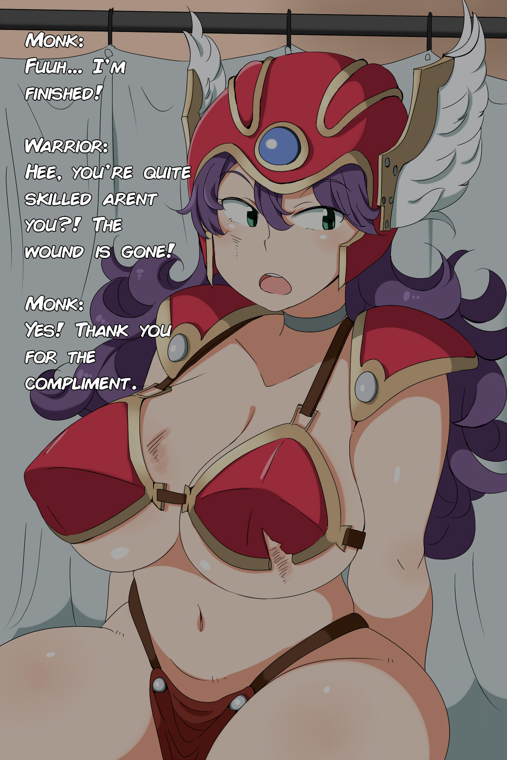 Onna Senshi, Chiryou | Female Warrior, Medical Treatment page 9 full