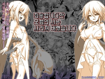 Okinodoku desu ga Bouken no Sho wa Kiete Shimaimashita | 죄송합니다만 모험의 서는 사라져 버렸습니다 cover