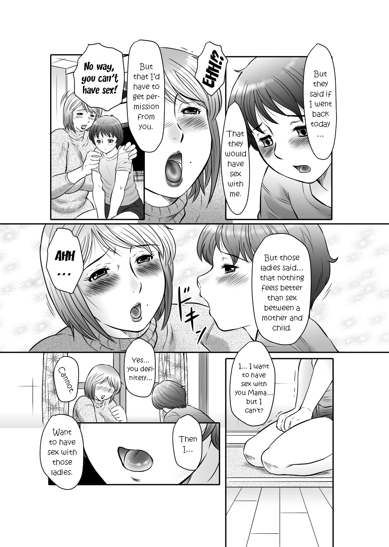 Midare Boshi ~Boku ga Jukujo Sannin ni Okasareteru Toki... Ie de wa Mama ga~ | Chaotic Mother and Son: While I'm Raped by Three Cougars... Back Home, My Mother is... page 7 full