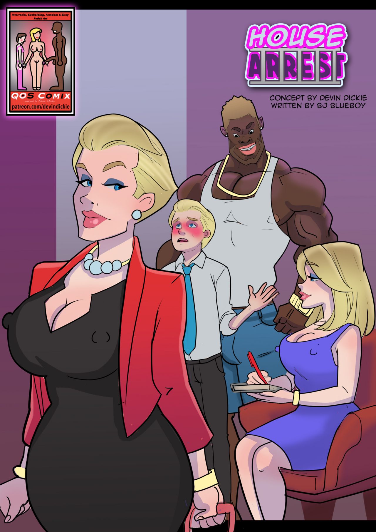 Lustomic House Arrest by Devin Dickie page 1 full