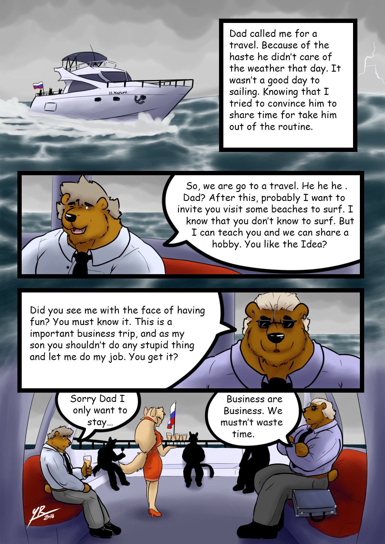 Kyllo &amp; Bongo  unofficial translation page 5 full