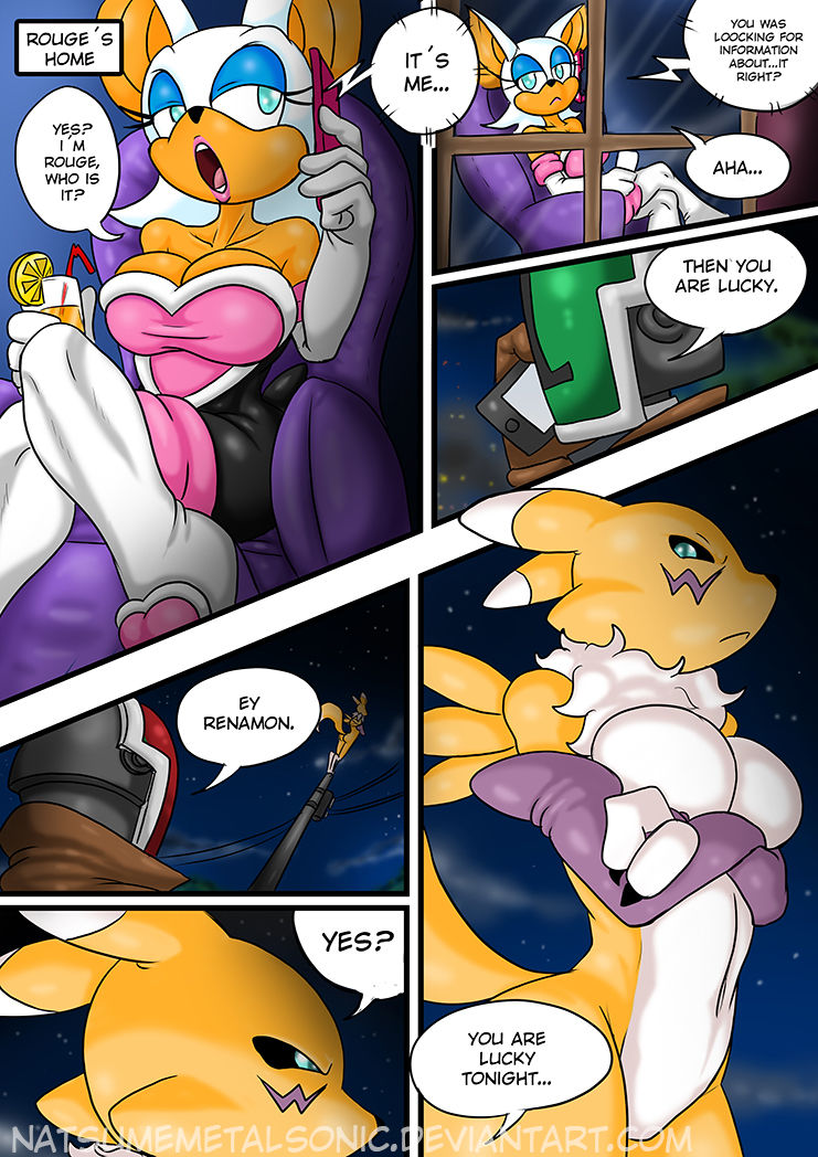 Rouge VS Bat page 1 full