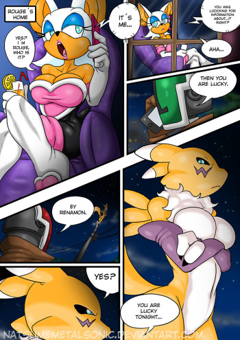 Rouge VS Bat cover