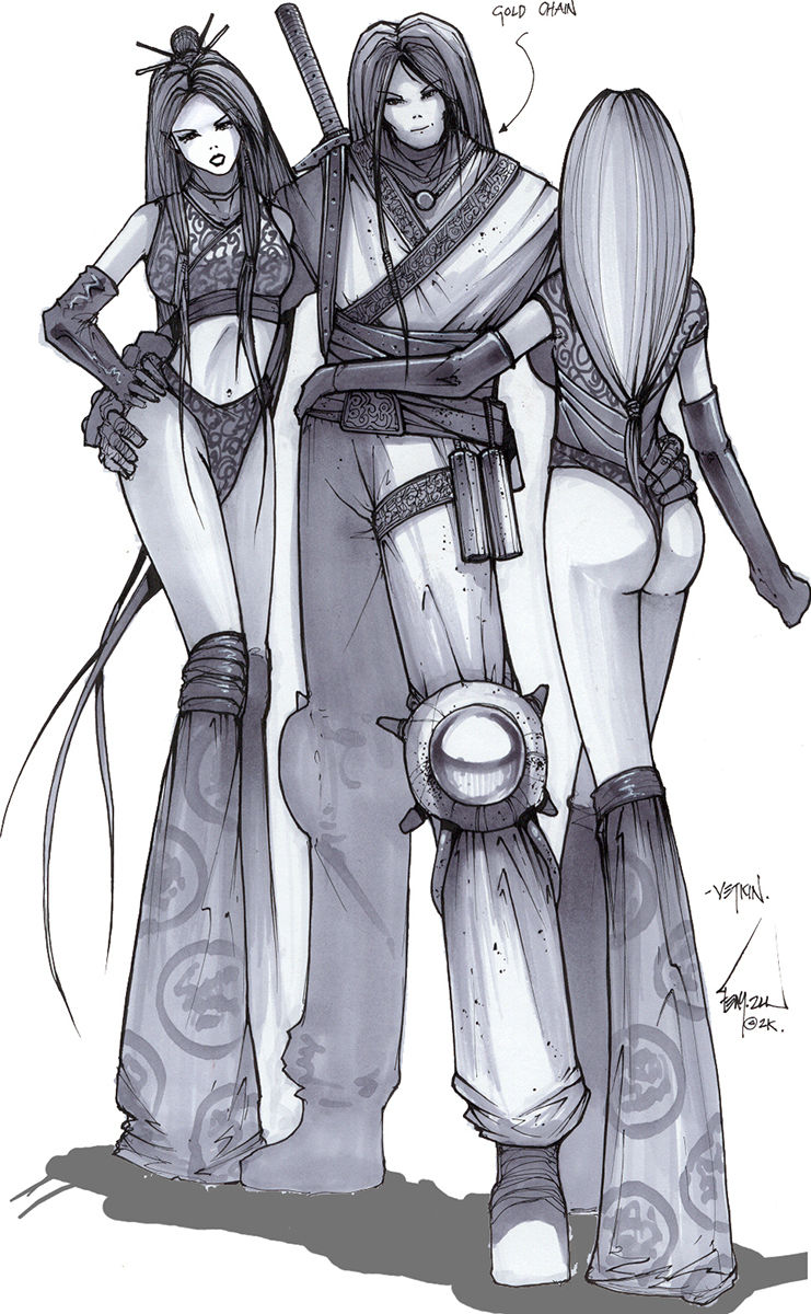 Battle Realms - Sexy Concept Art - Female page 10 full