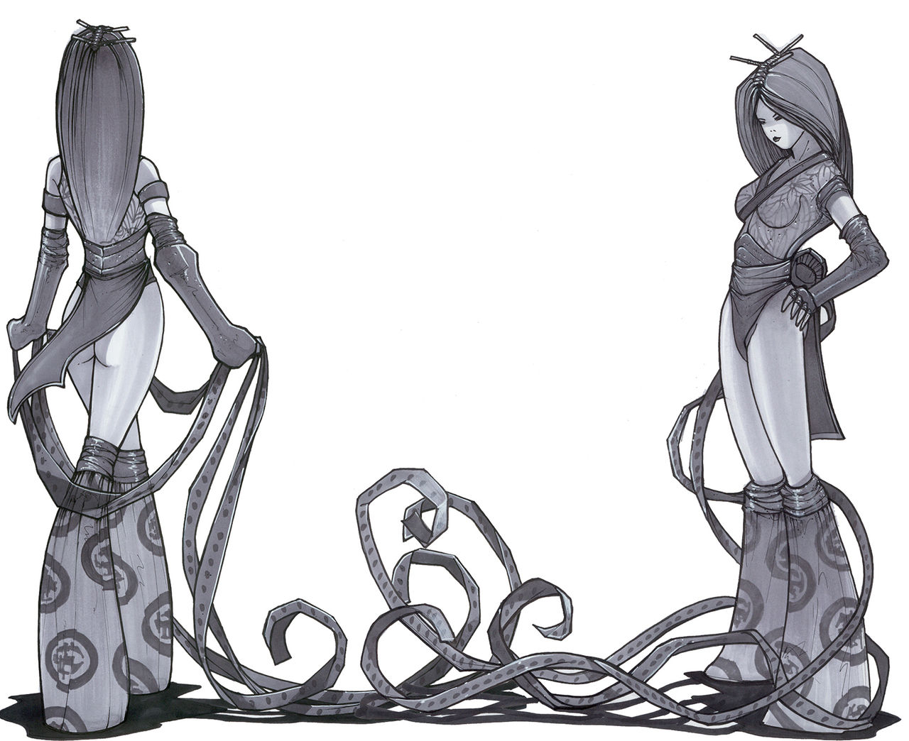 Battle Realms - Sexy Concept Art - Female page 2 full