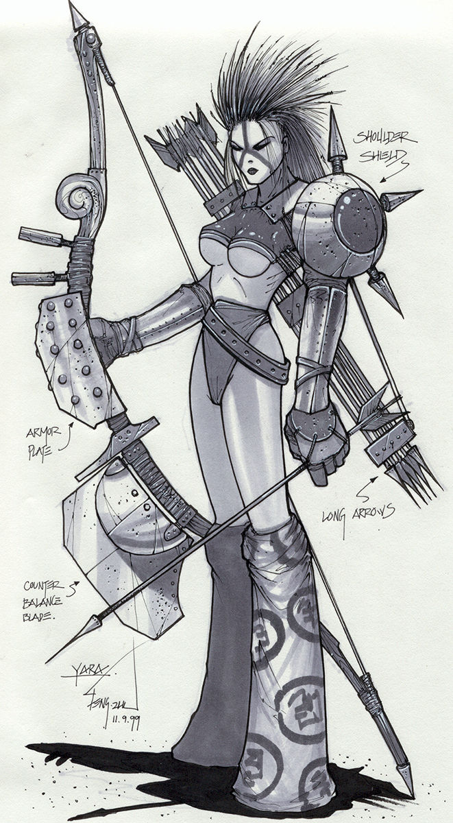 Battle Realms - Sexy Concept Art - Female page 6 full