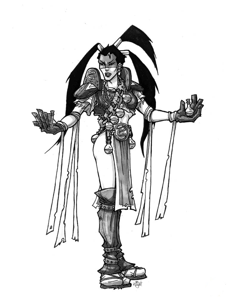 Battle Realms - Sexy Concept Art - Female page 8 full