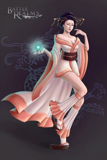 Battle Realms - Sexy Concept Art - Female cover