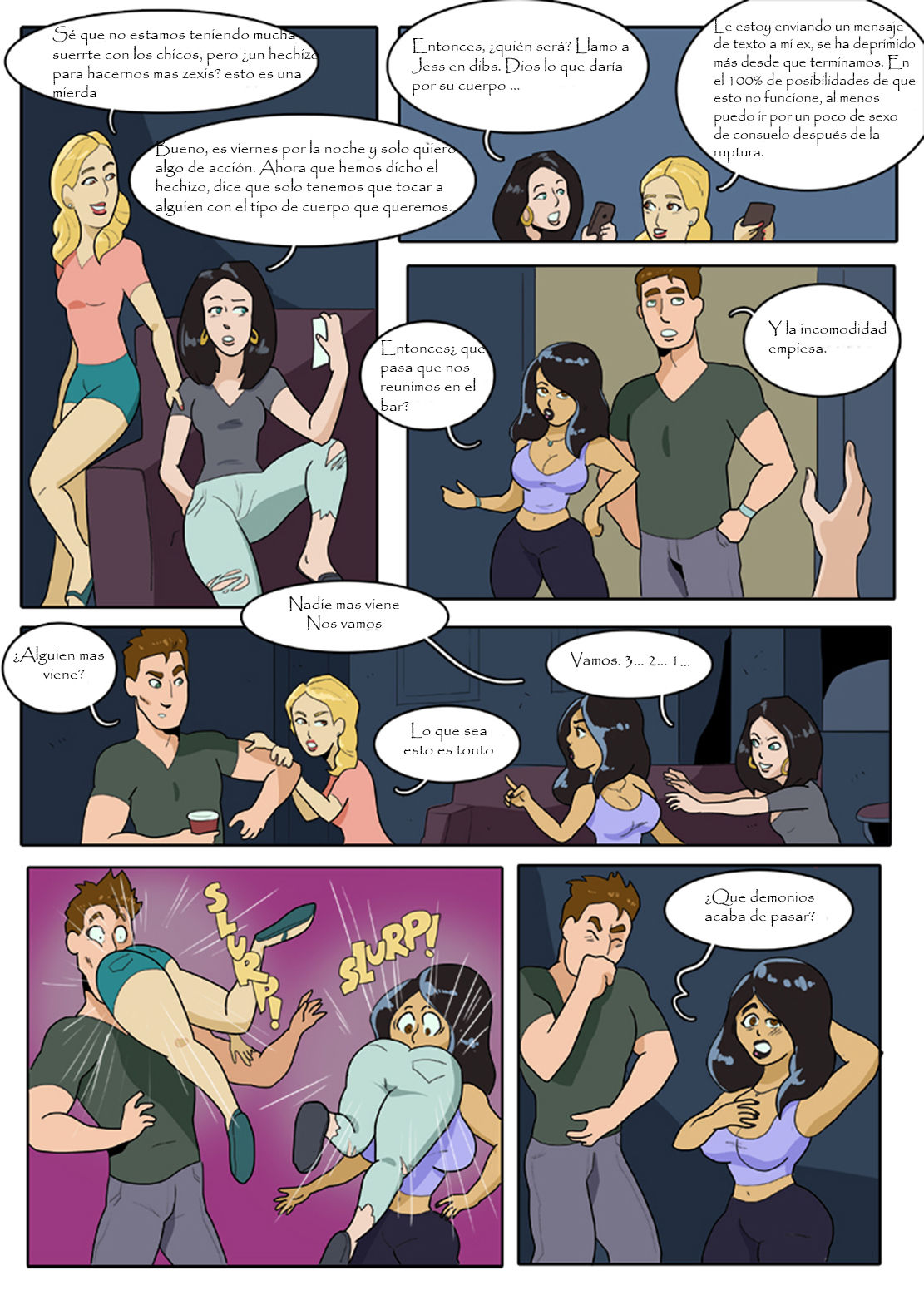 Lucky Night page 1 full
