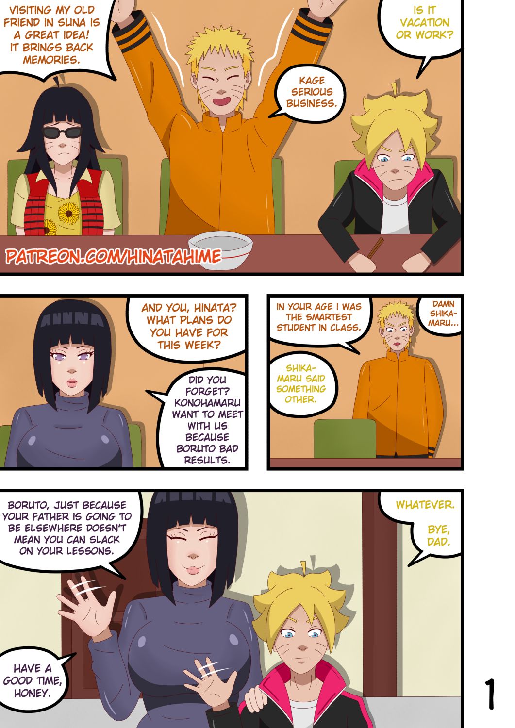 Uzumaki Family Sexventures Ch.2 page 1 full