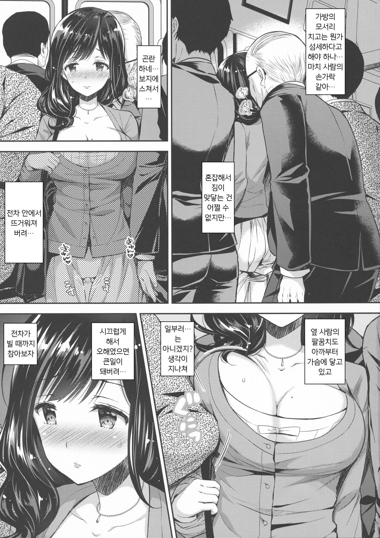 Chijoku no Chikan Densha 3 ~ Hitozuma Shanai Kyousei Junyuu ~ | 치욕의 치한전차 3 ~유부녀 차 안에서 강제수유~ page 9 full