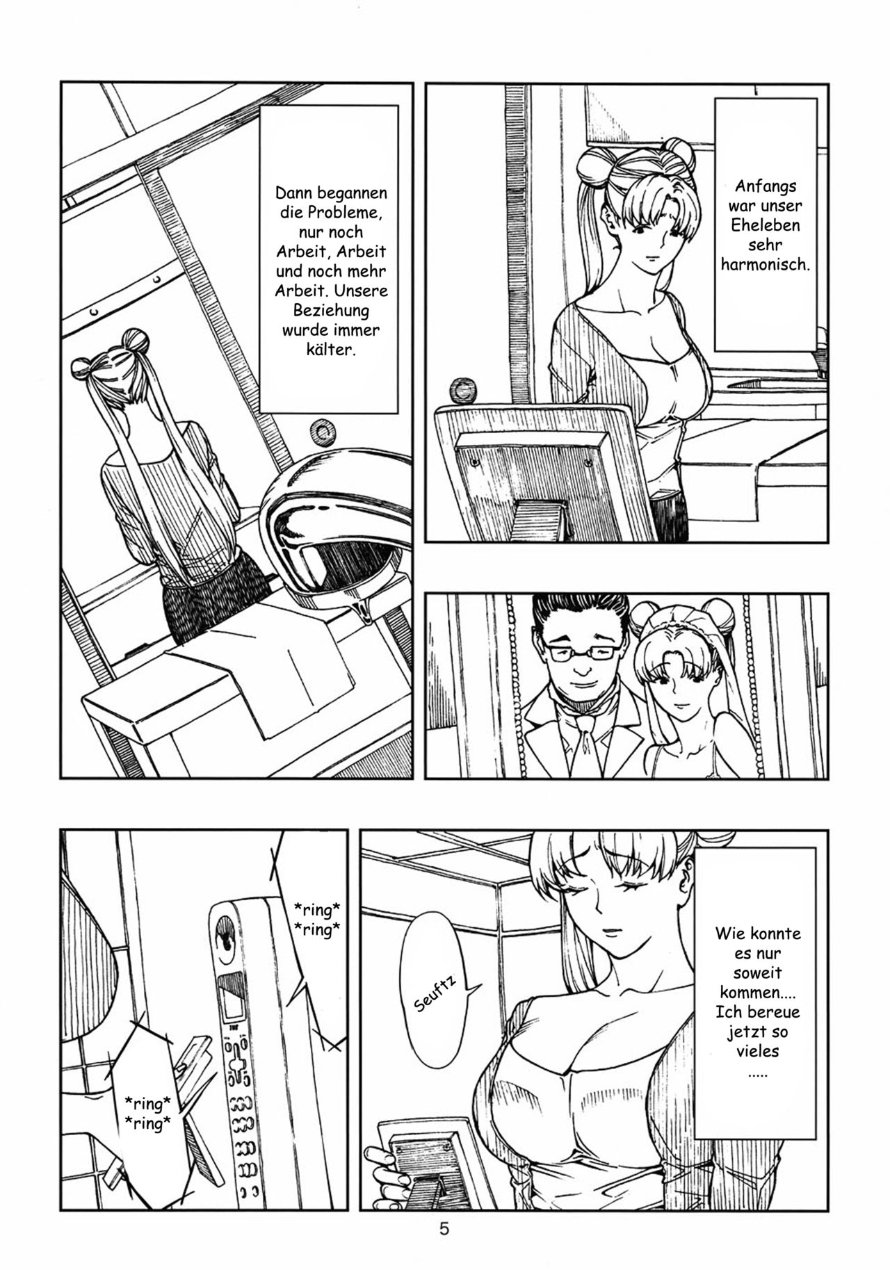 Tsukino Usagi  ~Uwaki Hen~ page 4 full