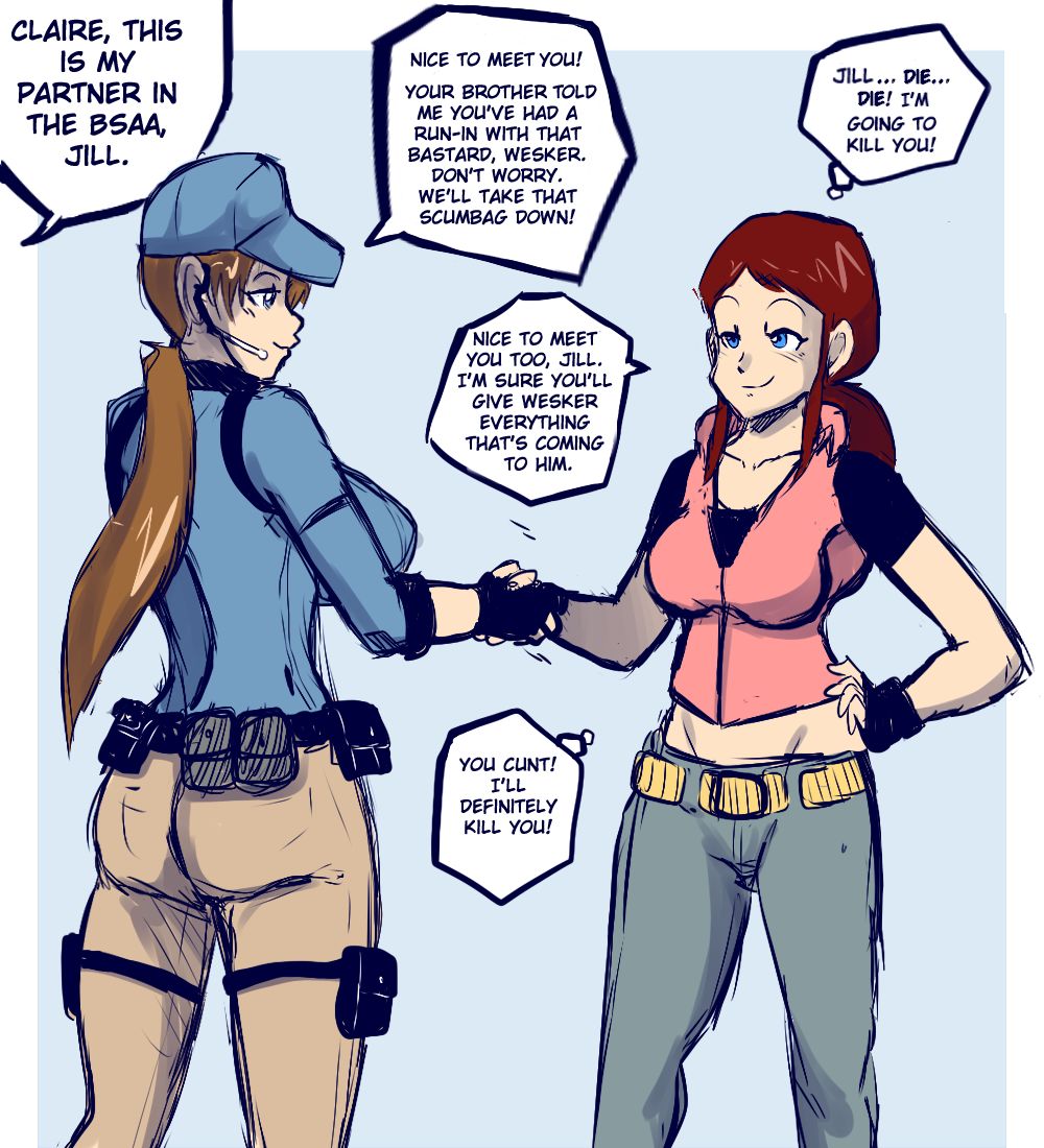 Claire &amp; Wesker page 9 full