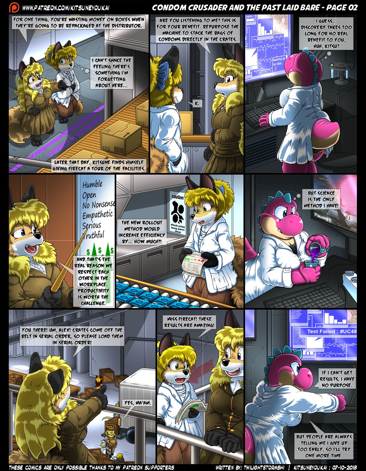 Condom Crusader and the Past Laid Bare page 3 full